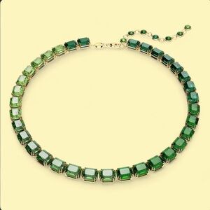 Swarovski Green Gradient Necklace